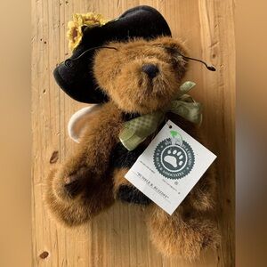 NEW BOYDS BEARS BUMBLE B. BUZZBEE SUNFLOWER BEE PLUSH BEAN BEAR COLLECTIBLE DOLL